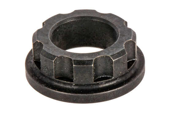 The Lantac USA Gen 4 Guide rod adapter bushing features a black nitride finish
